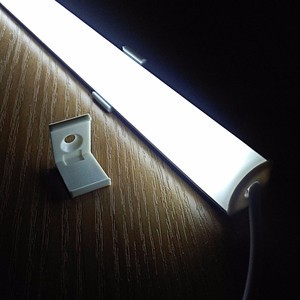 LED 6063 Aluminum Alloy Profile Linear Light for Cabinet Wardrobe with Silver/Black Finish 4100K Neutral White