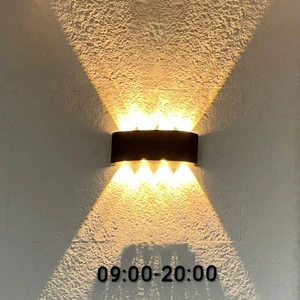 LED Hill-shaped Indoor Wall Lamp, Bedroom Bedside Lamp, Upward and Downward Lighting Wall Lamp, Living Room Wall Lamp