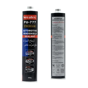 Premium Neocalex PU-777 Automotive Windshield Sealant High Strength Polyurethane Bonding Adhesive Water-Tight 450g Black Fast