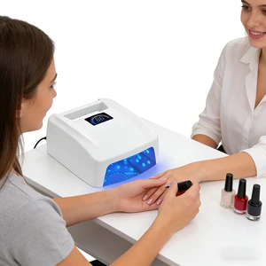 20% OFF 2028 New 72W Wireless Rechargeable Nail UV Lamp, Portable Metal Nail Dryer with Induction Fast Drying