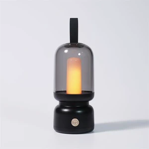 Retro Portable Night Light Bedroom Sleeping Desktop Atmosphere Light High-end Ornaments Popular Online Charging Night Light