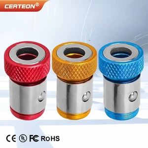 Universal Magnetic Ring for 1/4 Inch Screwdriver Bits Strong Magnetizer Tool for Power Drill and Manual Repair Use