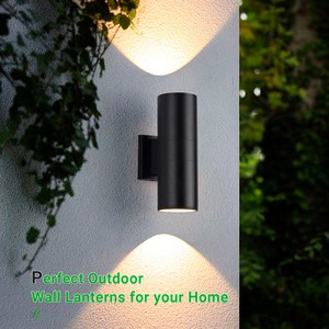 New Design Outdoor Lighting 25W 30W Waterproof Ip65 Led up Down Round Square Outdoor Wall Lamps for Porch Balcony Patio Villa