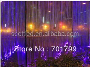 PWWM 10.0mm plastic optic fiber;purple optic fiber light decoration in the hotel