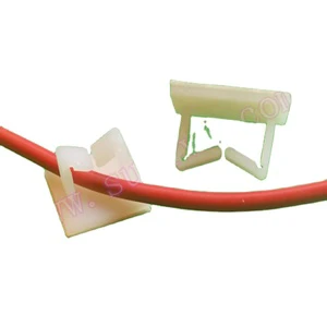 Nylon plastic wire cable clamp WLL-2 Office Home Adhesive Clips Management Clips Wire