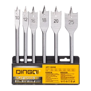DINGQI Straight Shank Woodworking Good Quality Quick Change Wood Flat Spade Drill Bit for Wood Working