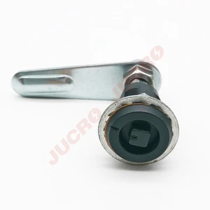 Jucro DL816-1A High Security Zinc Alloy Compression Latch Cam Lock for Electrical Cabinet Key Access Lock 33MM Backset Black