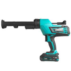 20V Residential Building Tool Lithium-ion Cordless 400KG Pushing Force Barrel Adhesive and Caulk Gun Kit with Battery Charger