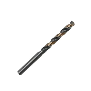 High-Speed Cobalt-Containing 5mm Twist Drill Bit For Metal Drilling Black Oxide Finish 109mm Total Length