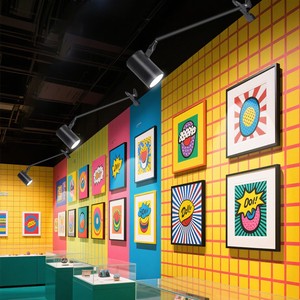 LED Long Arm Telescopic Exhibition Light Adjustable Art Gallery Painting Display Lighting For Museum Showroom Spotlights