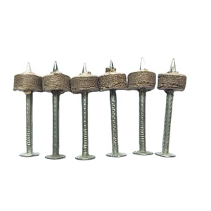 For USA 1 1/2 Furring Nail with Paper Washer Zinc Plated CLASS 4 Q195/Q235/1045/A36/S45C Material HongLi/OEM Brand