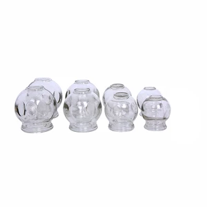 8cups 2-5# Suction Jar Ventosas Cupping Device Therapy Massager Cups Sets Hijama Cups Fire Glass Vacuum Cupping Cups Set