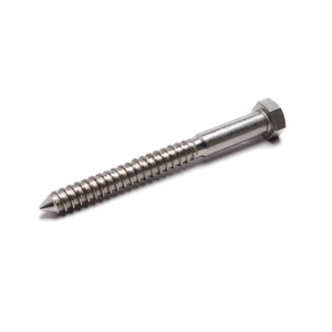 Marine Stainless Steel A4 Coach Screws DIN 571 Hex Head Wood Screws