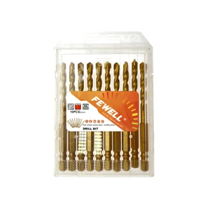 6mm Premium Grade Hex Shank Twist Alloy Multifunction Drill Bit