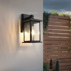 Outdoor Wall Lamp Waterproof LED Universal Voltage Courtyard Villa Garden Balcony Creative Exterior Wall Corridor American Style