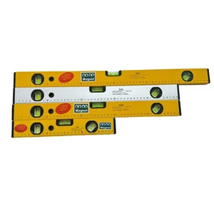 DEWEN Industrial Grade Manual Measuring Tool 60cm Spirit Level with Aluminum Frame and Acrylic Box High Quality Factory Price