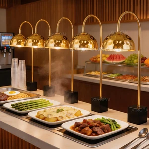 XINGPAI Dubai Five Star Hotel Electric Food Warmer Lamp Modern Food Lighting Single Food Heating Lamp for Catering