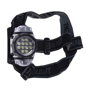 Headlamp 12 LED Headlamp Headlamp Zoomable White Waterproof Fishing