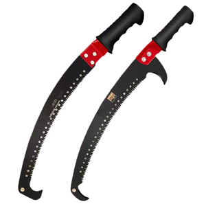 Double Hook Garden Saw for Fruit Tree Pruning with Plastic Handle