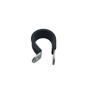 Hot Sale Adjustable 24mm Stainless Steel Hose Clamp Quick Fixing Pipe Clamp with Rubber OEM Customized Support