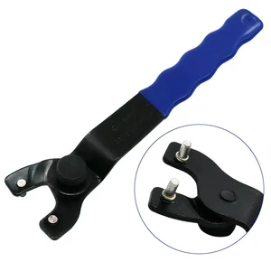 Adjustable Angle Grinder Key Pin Spanner Plastic Handle Trimming Cutting Machine Pin Wrench Spanner Home Wrenches Repair Tool