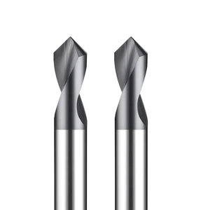 Stainless Steel Special Tungsten Steel Fixed-point Drill 90 Degree 2-edge Center Drill Arc Coated Chamfering Knife