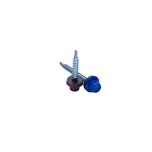 Zinc Plated Metric Carbon Steel Coarse Thread Roofing Screw For Hex Head C1022 Self Tapping Construction Fastener