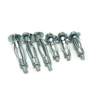 Factory Price Super Quality Galvanized Hollow Wall Anchor Plasterboard Screw Plug Anchor M4 M6 Drywall Expansion Anchor