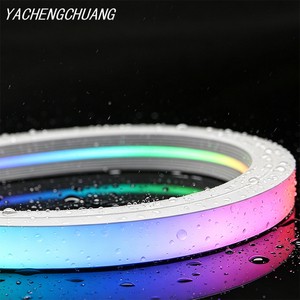 Outdoor IP67 Waterproof RGBIC Addressable Programmable SMD5050 Silicone Neon Flex Top Bend LED Bar Light Garden Landscape