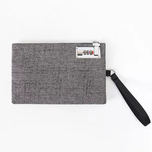 3 Digit Combination Zinc Alloy Customized Color Durable Secure Business Pouch Document Organizer Lock International Standard