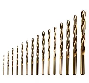 0.5MM-20MM Cobalt-Containing Straight Shank Twist Drill High-Speed Steel Full Grinding Bit For Spot Drilling