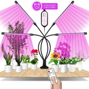 Factory Direct Supply Indoor LED Growing Light 360-Degree Dimmable Flexible Spectrum 10W-50W Bloom Hydroponic Plant Grow Light