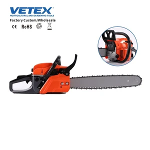 Vetex Wholesale Industrial & DIY Grade 2 Stroke 52cc Gasoline Powered 20 Inch Heavy Duty Chainsaw Machine