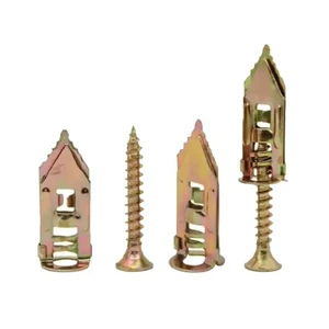 Fast Brand Zinc Finish Expansion Screw 5.8 Class Drywall Anchor for Wall Ceiling Gypsum Board Free Perforated Fiberboard
