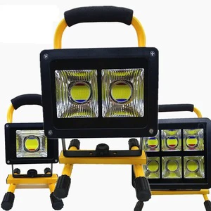 COB LED 50W 100W 200W Portable Recharging Outdoor Waterproof Search Work Light for Emergency Security Spot Engineer Fishing SOS