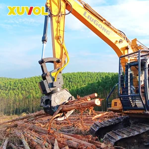 XUVOL Forestry Machines Grapple Saw Cutting 17inch Trees Logging Equipment Hydraulic Forest Machinery Timber Chainsaw