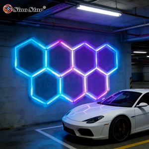 Music Rhythm LED Light RGB Music Sync LED Lamp for Auto Repair Shop Gym Gaming Setup KTV Bar Party Lighting