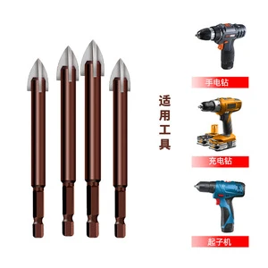 Multi-functional Triangular Drill Bit for Ceramic Tiles Glass Concrete Cement Walls Versatile Multipurpose Product