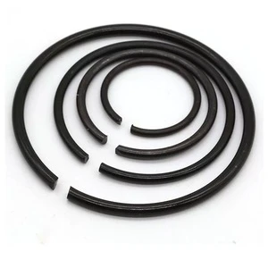 DIN7993A Black Oxide Spring Steel Round Wire Snap Ring Shaft Retaining Ring for Machinery Automotive Hydraulic Shaft Fastener