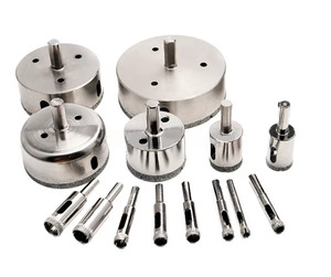 Electroplated Diamond Core Drill Bits 6/8/10mm Metric Hole Saw Opener Cutter Glass/Marble Henan Drills-King DKG001 3-Year 35mm