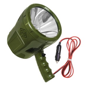 Strong Light Long-range 100W Outdoor Searchlight High Quality ABS Halogen Flashlight 6000K Daylight Car 12V