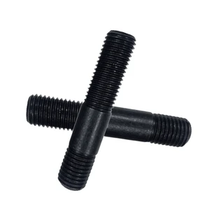High-Strength Carbon Steel Double-Headed Bolts Screws Gb898 Thick Rod A-Type Unequal Length Studs M6-M12 Black Oxide Finish ZF