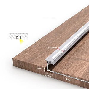 DC12v/24v Led Cabinet Down Light 45 Degree Oblique Luminous Silicone Embedded Wardrobe Cabinet Induction Light