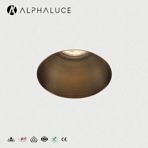 Antique Bronze Color Adjustable Trimless Module Mr16 Gu10 Housing Aluminum Downlight Spotlight Led For Home Living Room Recessed