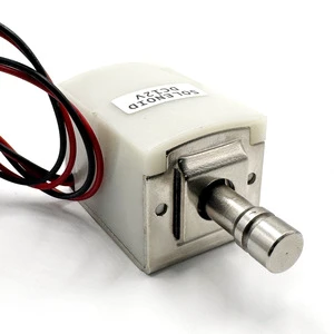 DC 12V Latching Solenoid High-Temperature Resistant Copper Coil 200g Force Power Retract Power Pop Cabinet Door Electric Lock