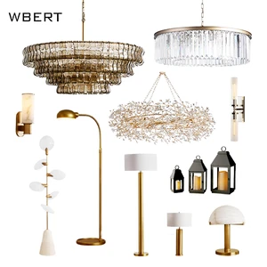 WBERT Factory Sales North American Chandelier Bedroom Set One-stop Design Custom Whole House Furniture