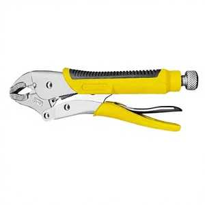 Professional 10 Inch Curved Jaw Locking Pliers Industrial Grade CRV Vice Grip Ergonomic Non-slip Handle And Adjustable Pressure