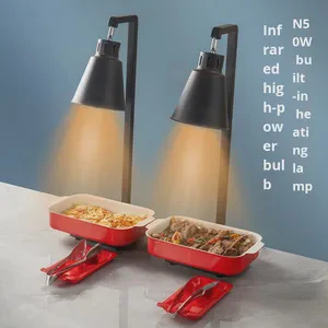 Hotel Commercial Catering Barbecue Pizza Single-head Lamp Infrared Buffet Heating Warming Dishes Deluxe Food Warming Lamp