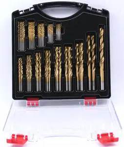 M35 Coated Cobalt Steel Twist Drill Bit Set Multipurpose HSS Power Tools Bits Set