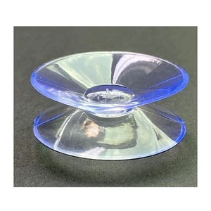 Environmental 30mm 35mm PVC Transparent Double Sided Suction Cup Strong Sucker for Glass Steel Acrylic Marble